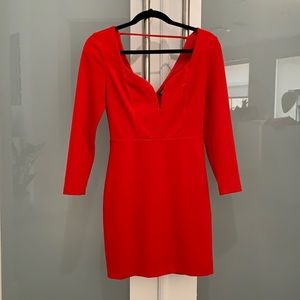 EXPRESS Red sweetheart dress. Size XS.
